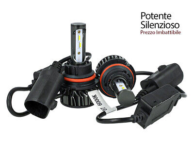 Kit Full Led Cob HB5 9007 HB1 9004 26W Reale 12V Con Ventola Raffreddamento