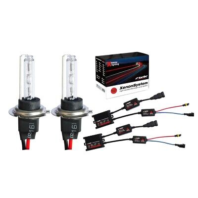 H7 Xenon Canbus Slim 6000°K lampada base metallica 2 lampade metal + ballast