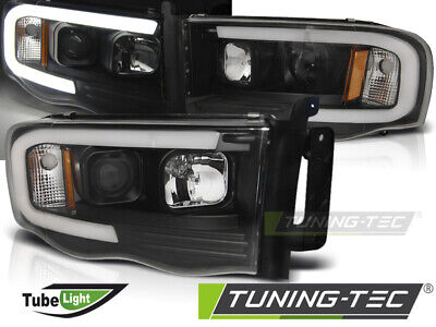 FARI ANTERIORI RAM 02-06 TUBE LIGHT NERO