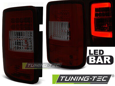 Coppia Fari Fanali Posteriori Tuning LTI Fibbra LED CADDY 2003  03.2014