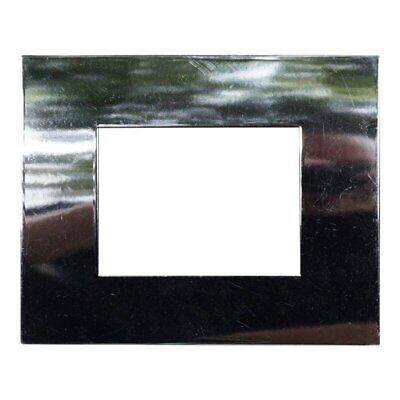ETTROIT Placca Plastica Serie Venus 3P Colore Cromato Lucido Compatibile Con