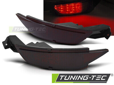FARI FENDINEBBIA A LED FUME' ROSSO FIESTA MK7 08-16