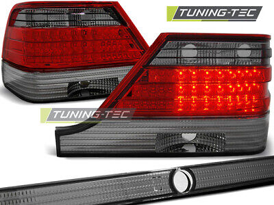 FANALI POSTERIORI A LED ROSSO FUMO per W140 95-10.98
