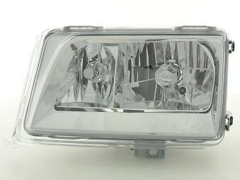 Coppia Fari Fanali Anteriori Tuning classe E W124 85-93 cromato
