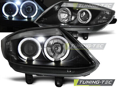 HEADLIGHTS ANGEL EYES BLACK fits Z4 E85 E86 02-08