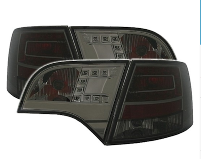 Coppia Fari Fanali Posteriori LED Tuning A4 B7 2004-2008 Avant Fume'