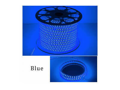 Bobina Striscia Led 220V Colore Blu Blue Impermeabile IP67 Interno Esterno 1