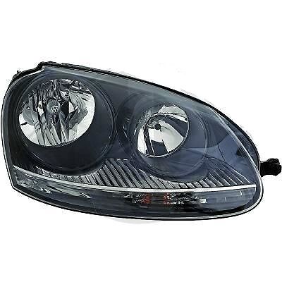 Faro fanale anteriore Sinistro GOLF 5, 04-08 "GTI" nero, HELLA, H7+H7, con motor