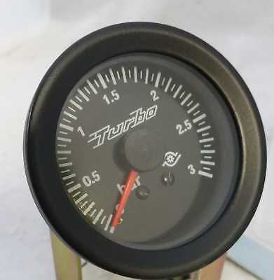 Manometro Strumento Road Italia Retroilluminato Pressione Turbo 0 +3 BAR Rosso