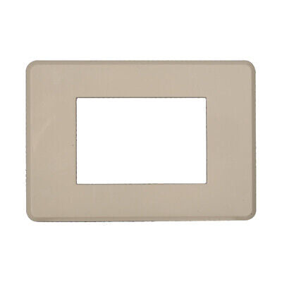 ETTROIT Placca Slim Sottile 3P Serie Moon Colore Sabbia Compatibile Con Bticino
