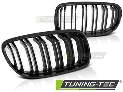 GRILLE GLOSSY BLACK DOUBLE BAR SPORT LOOK fits E90 / E91 LCI 09-