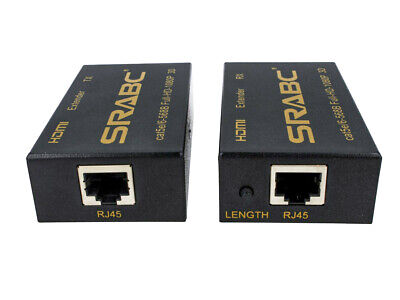 HDMI Extender 1080P 3D 60m Cavo Di Rete LAN Ethernet CAT5e CAT6