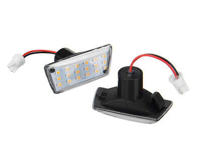 Kit Freccia Laterale a Led Side Marker Lente Trasparente Luce Arancione Per