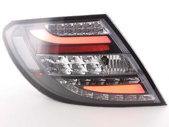 Coppia Fari Fanali Posteriori Tuning LED classe C W204 07-11 nero