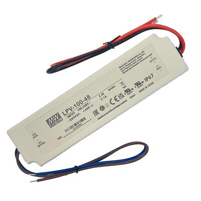 MeanWell LPV-100-48 Alimentatore Trasformatore CV Impermeabile IP67 48V 100W