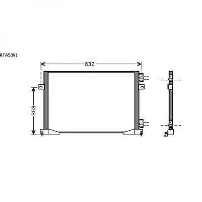 Condensatore clima TRAFIC VIVARO PRIMASTAR 02-06 1.9 DCi 99k