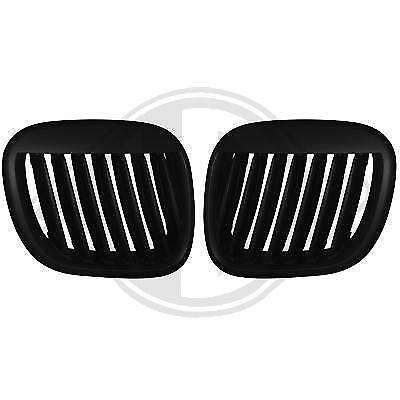 Coppia Calandra Griglia Mascherina frontale TUNING Z3 1996 > 2005 nera opaca