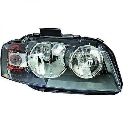 Faro fanale anteriore Destro A3 03-08 DEPO per reg elettrica H7+H7