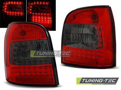 FANALI POSTERIORI A LED FUMO ROSSO per A4 94-01 AVANT