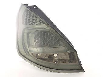 Coppia Fari Fanali Posteriori Tuning LED Fiesta 7 Mk7 5-porte 08- nero