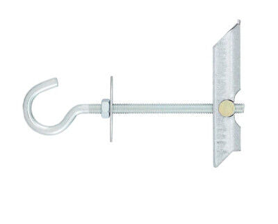 2 pcs Tassello Basculante in Acciaio con Gancio M5x90mm <ul><li>Ancorina a