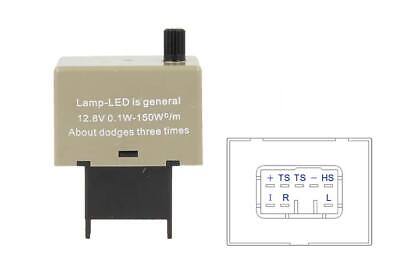 Flasher Led Lampeggiatore Rele Relay Frequenza Regolabile 8 Pin CF18 12V Per
