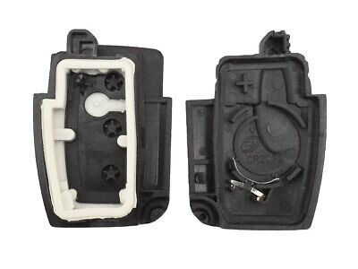 Guscio Chiave Telecomando 3 Tasti Baule senza Lama Batteria In Custodia Senza T