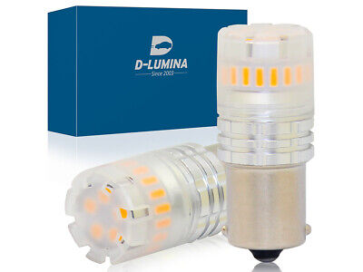Lampada Led 1156 BA15S P21W Canbus Ambra Arancione 12V No Polarita IP67
