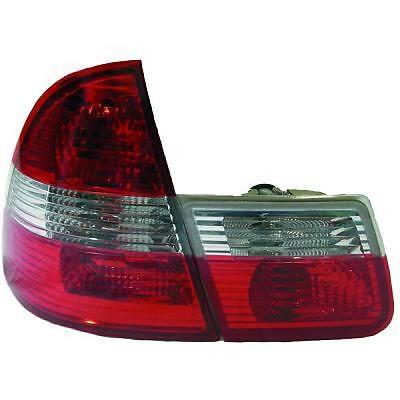 Coppia fari fanali posteriori TUNING Serie 3 E46 Touring 98-05 rosso bianco