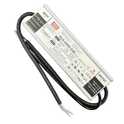 MeanWell HLG-240H-24B Alimentatore IP67 240W 24V 10A Dimmerabile 1-10V PWM