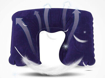 Kit Cuscino Gonfiabile da Viaggio Cervicale + Mascherina per Dormire Tappi