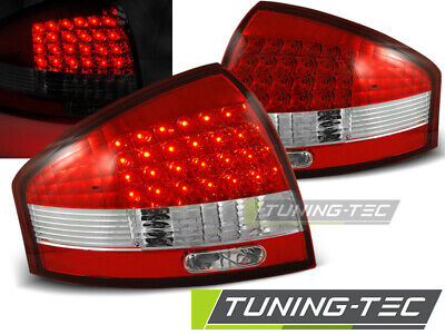 FANALI POSTERIORI A LED ROSSO BIANCO per A6 97-04