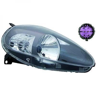 Faro fanale anteriore Sinistro GRANDE PUNTO 08-09 H4 con motorino reg elettrica,