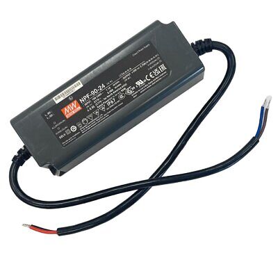 MeanWell NPF-90-24 Alimentatore Trasformatore IP67 90W 24V 3,75A Input 220V e