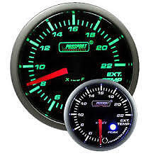 Manometro Strumento PROSPORT 52mm Temperatura Gas Scarico EGT Allarme PICCO 270°