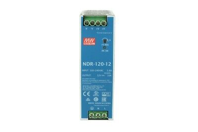 MeanWell NDR-120-12 Trasformatore Rotaia Industriale 12V 120W 10A Barra Guida D