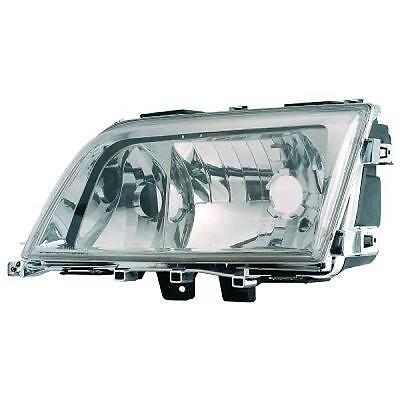 Coppia Fari Fanali Anteriori Tuning Classe C W202 93-00 cromati H4+H3 p