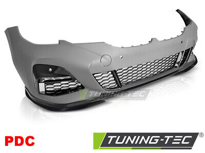 FRONT BUMPER PERFORMANCE STYLE PDC GLOSSY BLACK fits G20/G21 19-