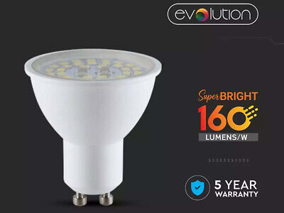 Lampada Led GU10 5W 800LM 220V 110 Gradi Caldo 3000K 160LM/W Massimo Risparmio