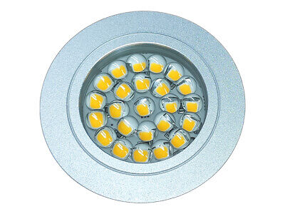 Faretto Led Da Incasso Dimmerabile Touch On Off Carcassa Argento Satinato