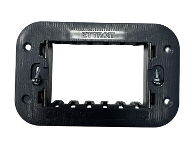 ETTROIT Supporto 3P Serie Moon 3 Posti Per Scatole 503 Compatibile Con Bticino
