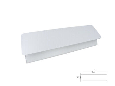 Applique Led Da Parete Modello Iris Italian Design Moderna 10W Orientabile Bian
