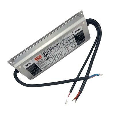 MeanWell ELG-200-12B-3Y Alimentatore IP67 192W 12V 16A Input 220V e 110V