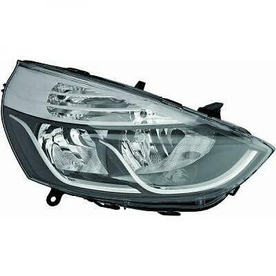 Faro fanale anteriore sinistro CLIO 13-10.16 cromato MAGNETI H7+H1 con