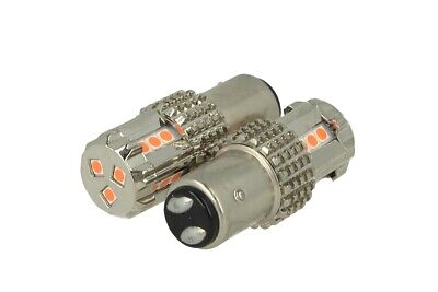 Lampada Led BAY15D 1157 P21/5W 12V 45W Rosso Doppio Filamento Super Luminoso