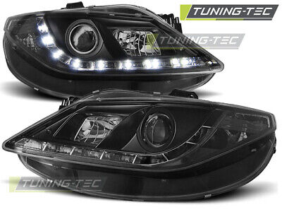 HEADLIGHTS DAYLIGHT BLACK fits IBIZA 6J 06.08-12