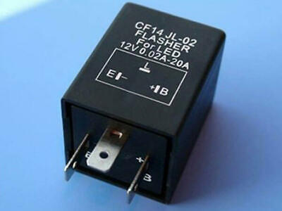 Flasher Led Lampeggiatore Rele Relay Auto Per Frecce Led 12V 3 Spine CF14 Per A