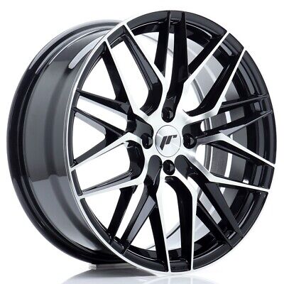 Cerchi JR JR28 18x7,5 ET40 4x100 Gloss Black Superficie lavorata