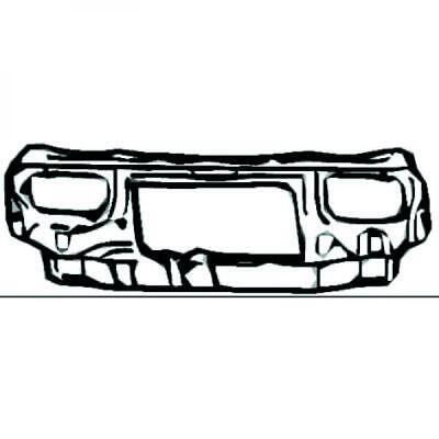 MASCHERINA ANTERIORE COMPATIBILE CON MAZDA 323, IN METALLO 80-85