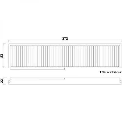 Filtro abitacolo antipolline W124/Cabriolet/Coupe